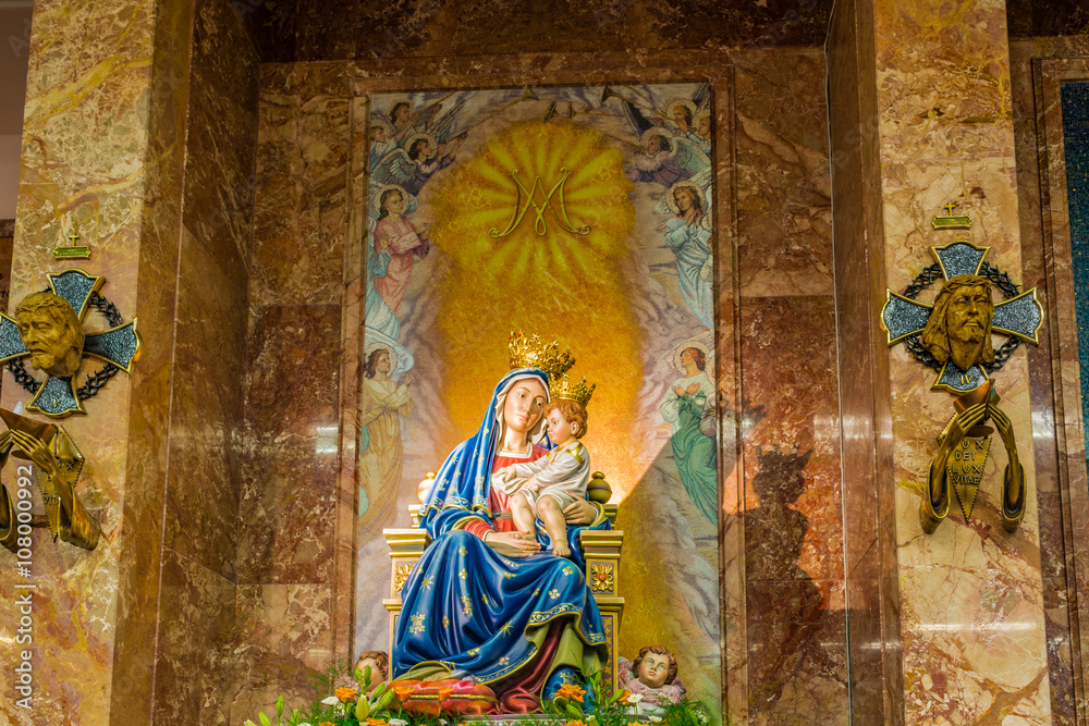 Blessed Virgin Mary with infant Jesus