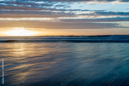 Long exposure blurry abstract Waitarere  Beach Levin New Zealand © Brian Scantlebury