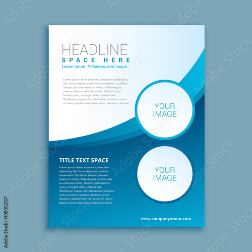 business brochure or flyer design template