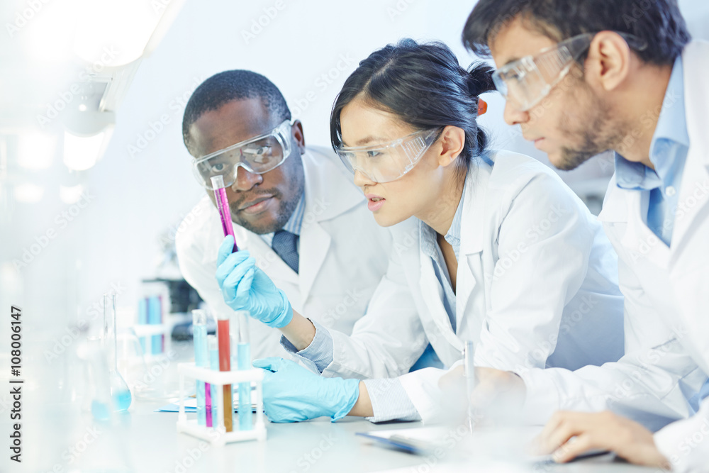 Concentrated scientist Concentrated scientist