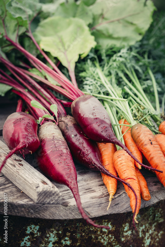 Beets and carrots, farm products