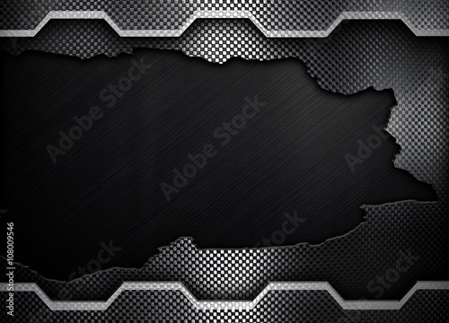 cracked metal template background
