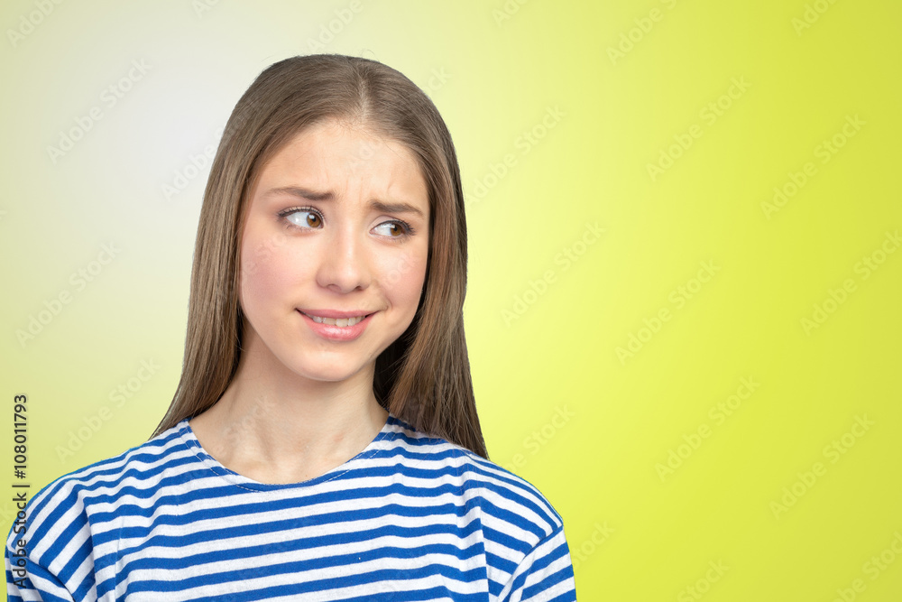 woman acting surprised and confused woman acting surprised and confused