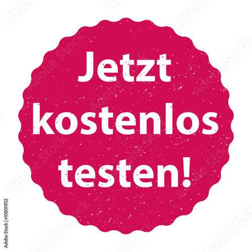 Jetzt kostenlos testen! - Sticker