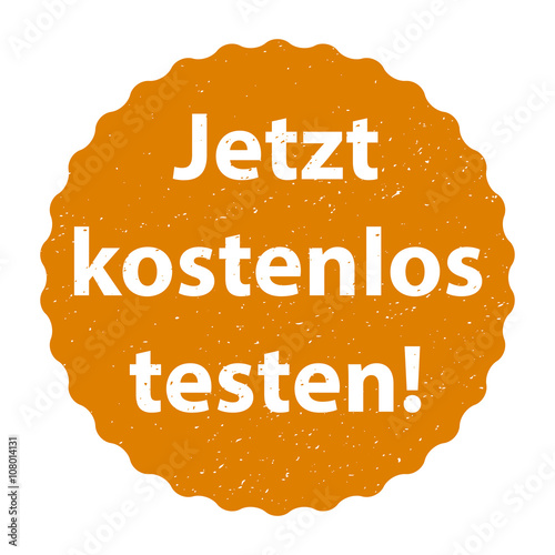 Jetzt kostenlos testen! - Sticker