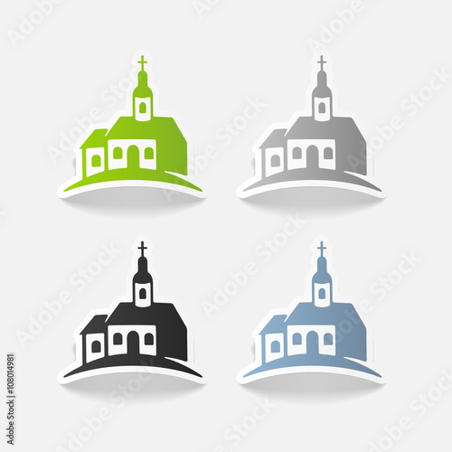 realistic design element: church