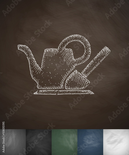 gardening Tools icon. Hand drawn vector illustration