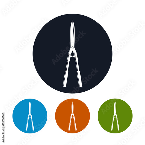Garden Shears Icon, Shrub Shears Icon