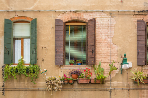 Fenster in Venedig  Italien