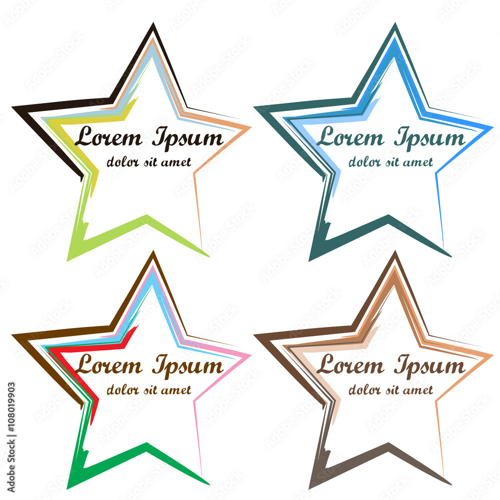Abstract frames. Vector design Abstract frames. Vector design