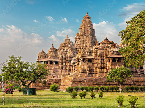 Famous temples of Khajuraho photo