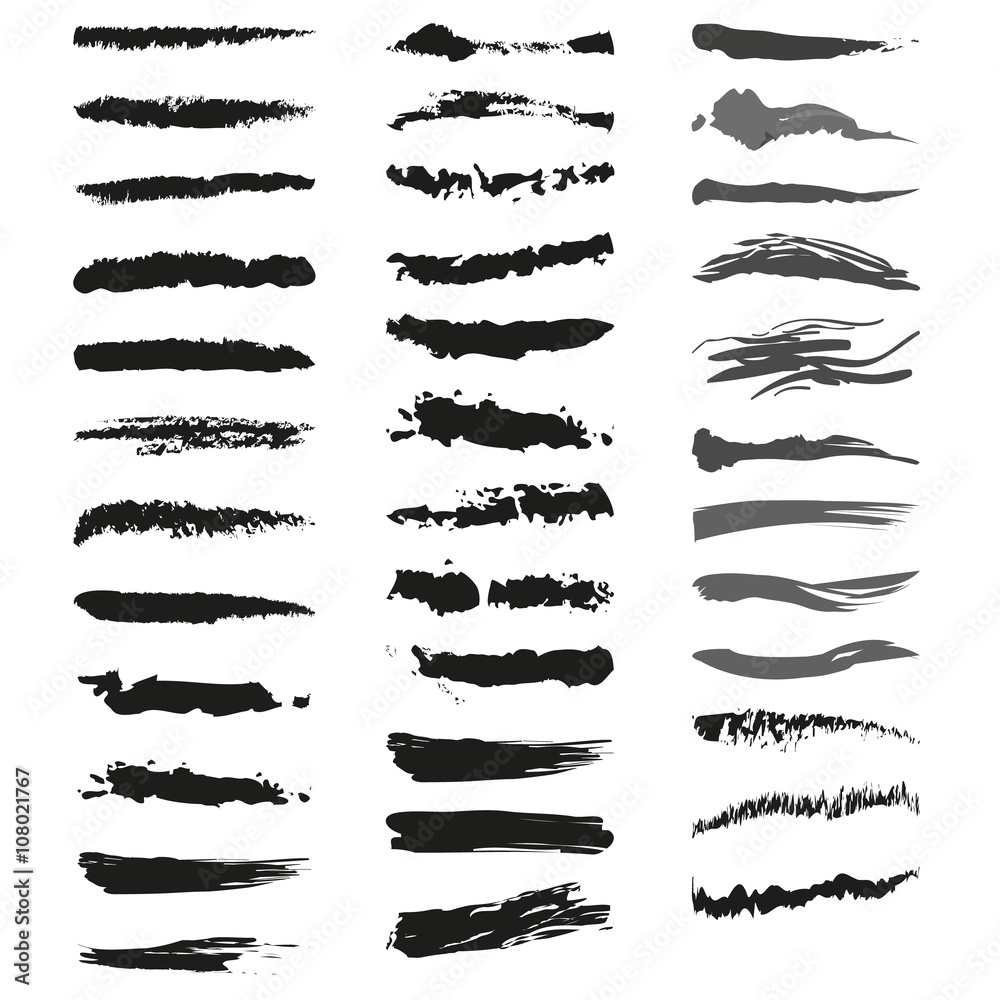 Brush Stroke Collection for web design