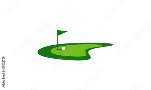 golf equipment theme elements 