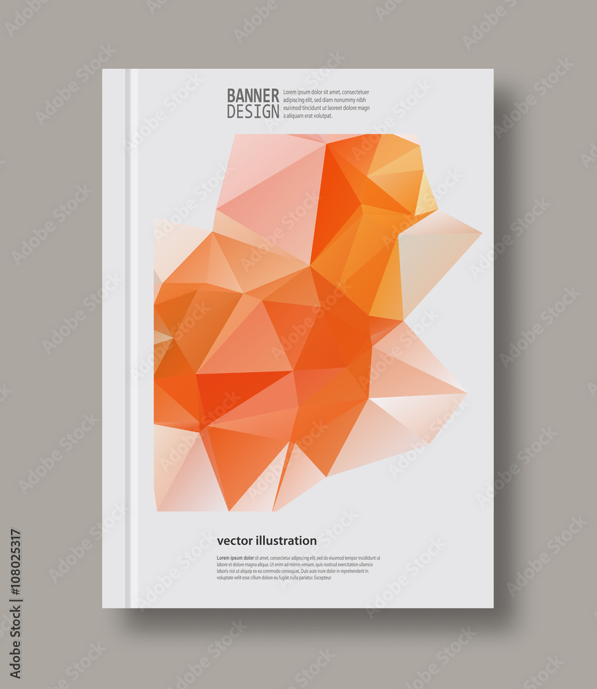 Abstract geometric background. Stock Vector | Adobe Stock