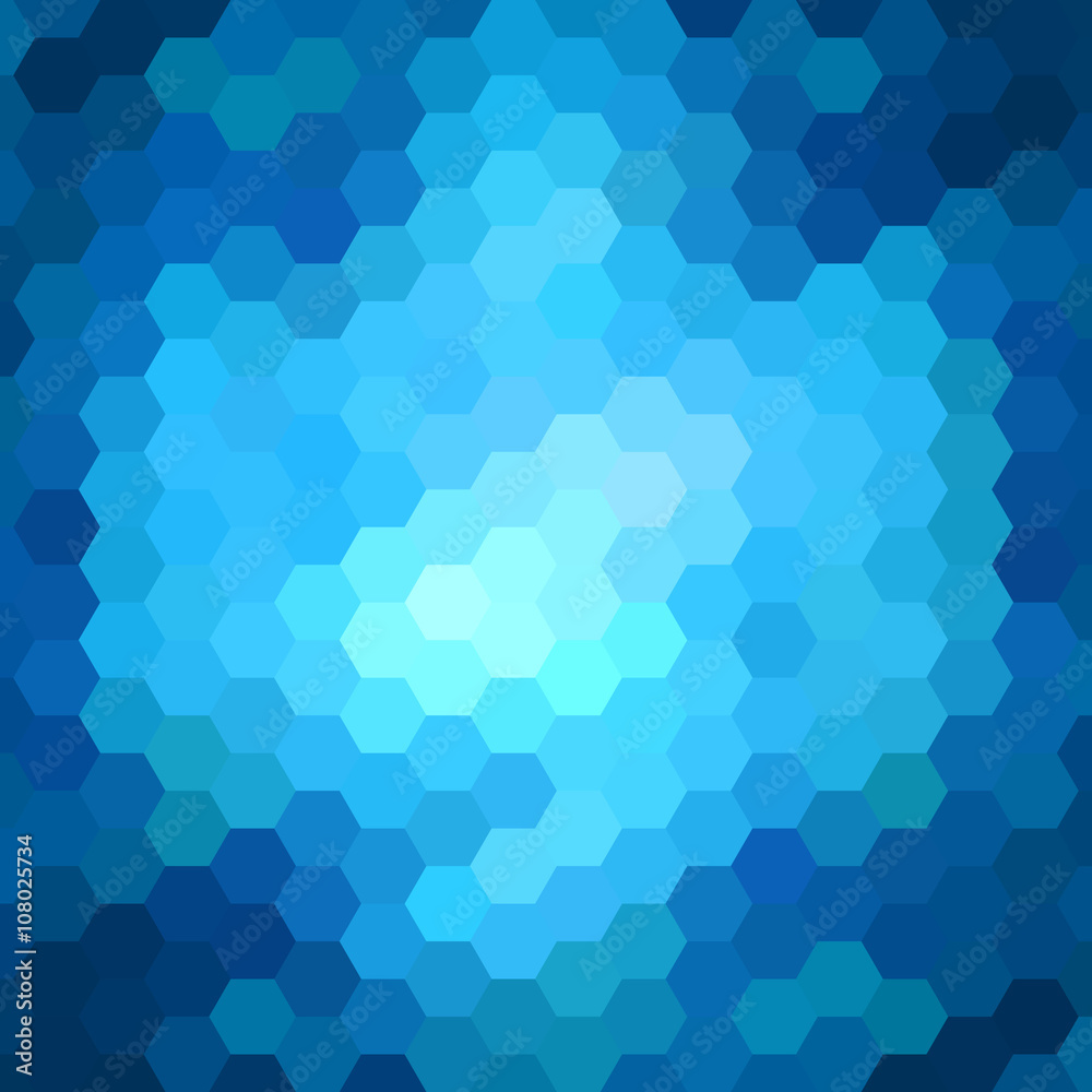 Abstract colorful hexagons background Abstract colorful hexagons background