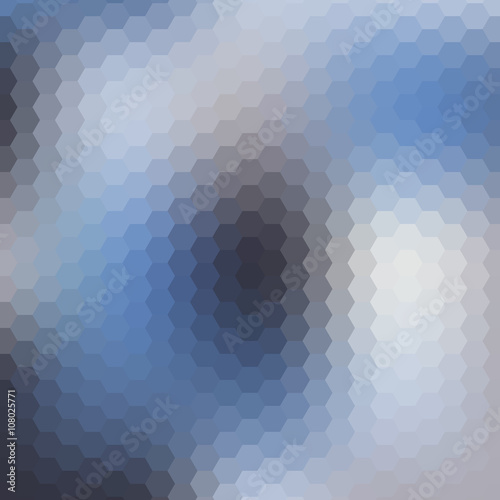 Abstract colorful hexagons background