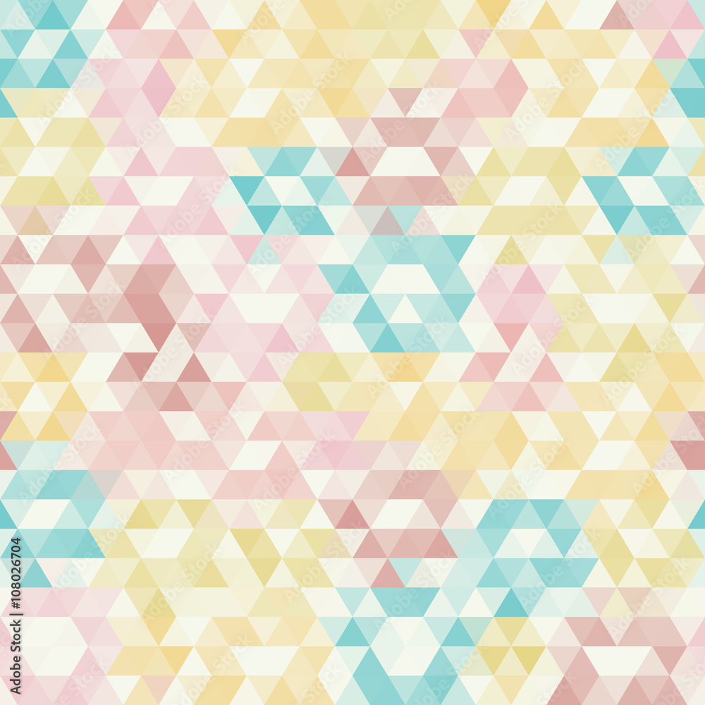 Fototapeta premium Abstract seamless background of triangles