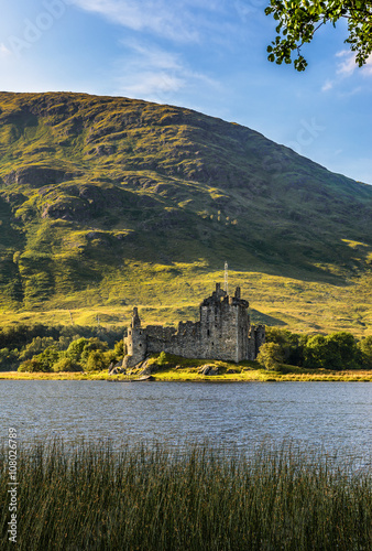 Ruin of Kilchurn Castle in Scotland