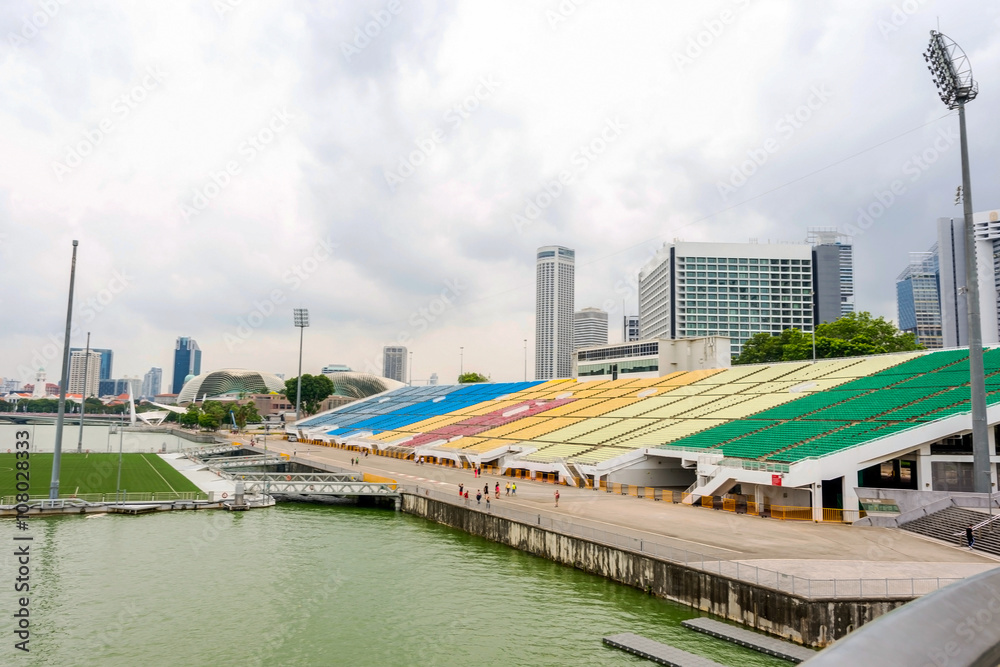 Fototapeta premium View to stadiu in Singapore