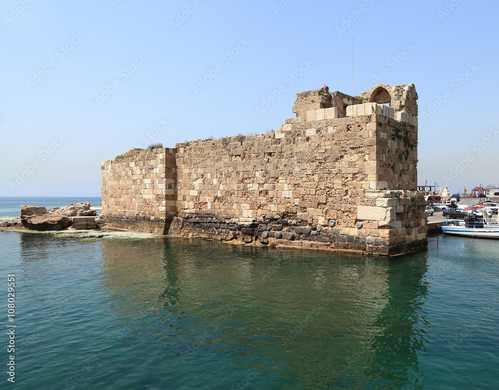 Byblos Sea Fort Ruins, Lebanon