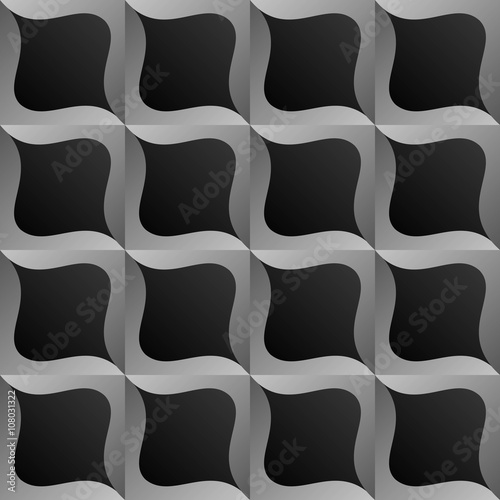 Gradient Dark Gray Curved Tile Texture Pattern Background Wallpaper Illustration