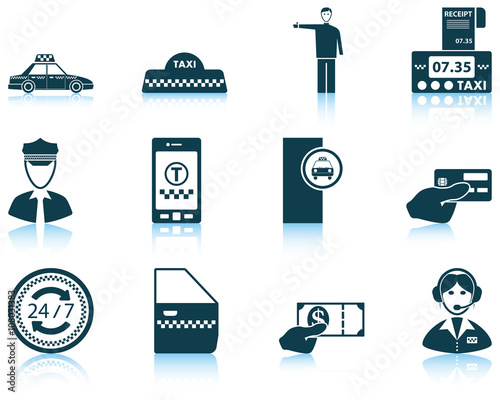 Set of Taxi icons
