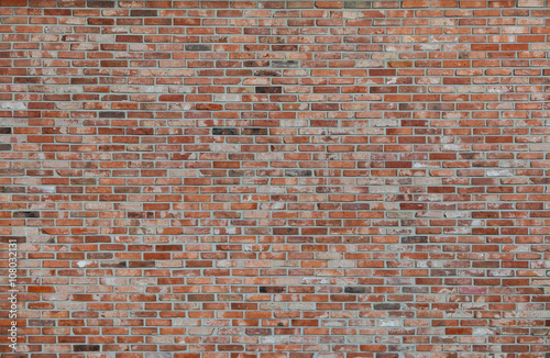 red brick wall or old dark brown, orange brick fences, grungy ru