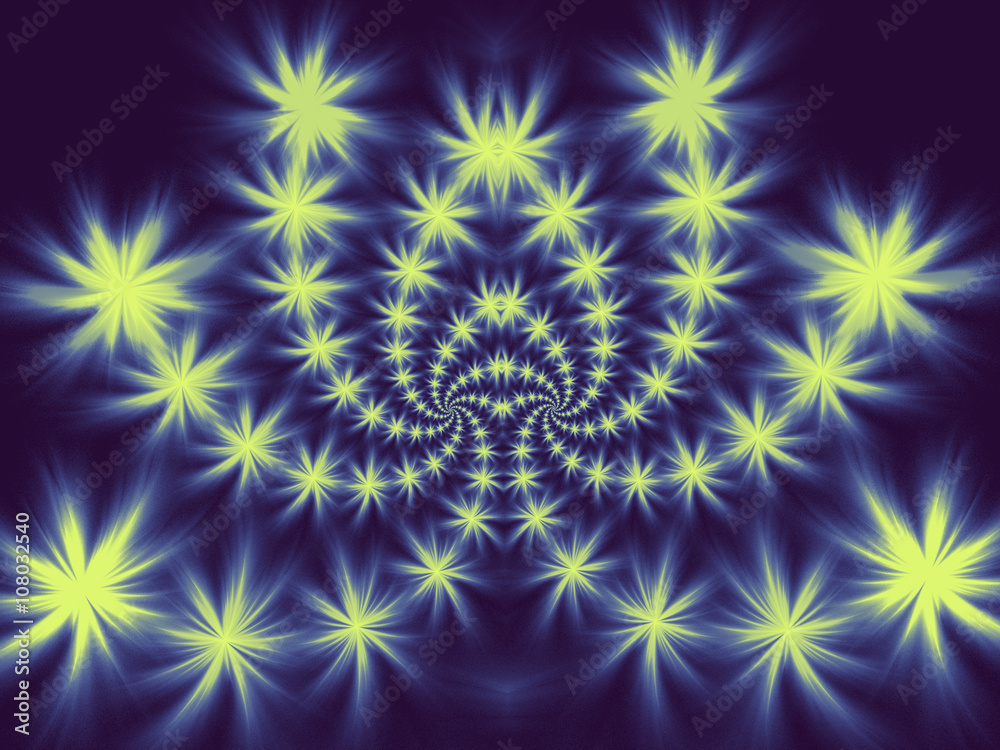 Fototapeta premium Abstract wallpaper. Abstract fractal. Fractal art background for creative design. Decoration for wallpaper desktop, poster, cover booklet, card. Psychedelic. Print for clothes, t-shirt.