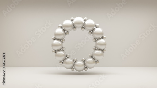 White background with balls