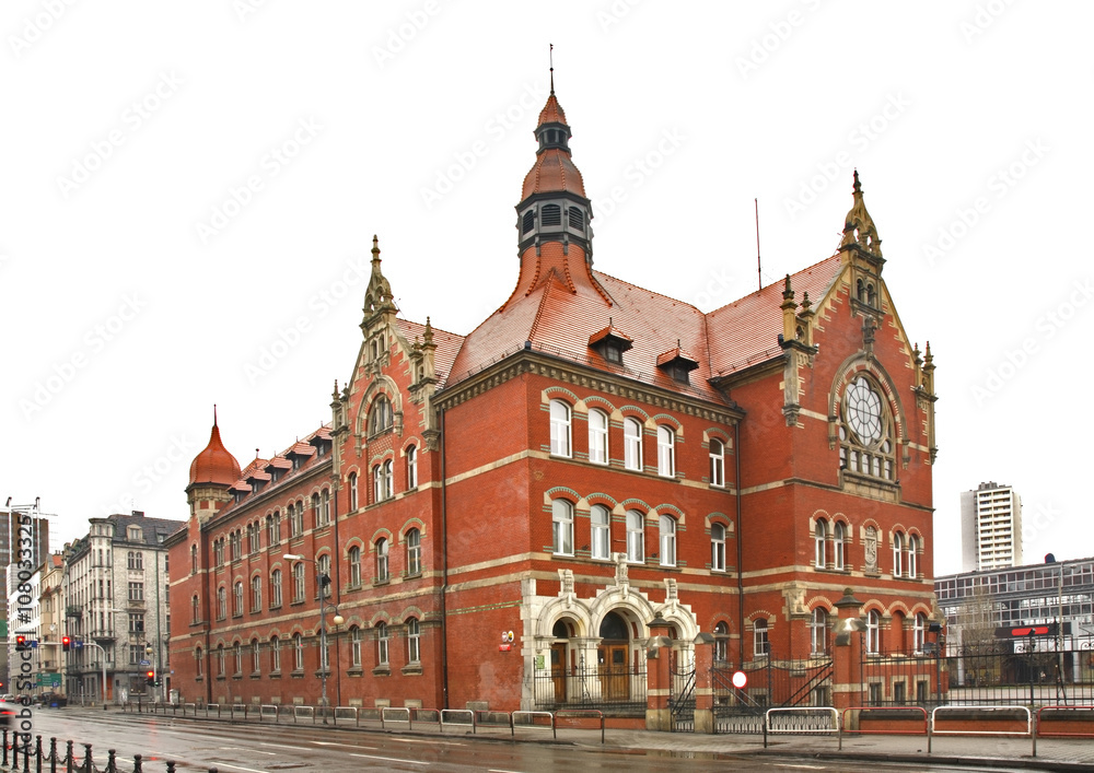 Adam Mickiewicz School in Katowice . Poland