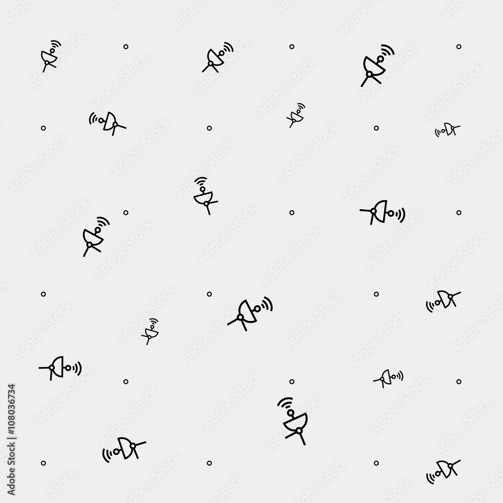 Geometric simple black and white minimal pattern, space, objects Geometric simple black and white minimal pattern, space, objects