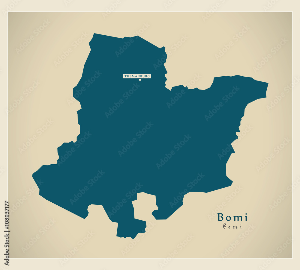 Modern Map - Bomi LR