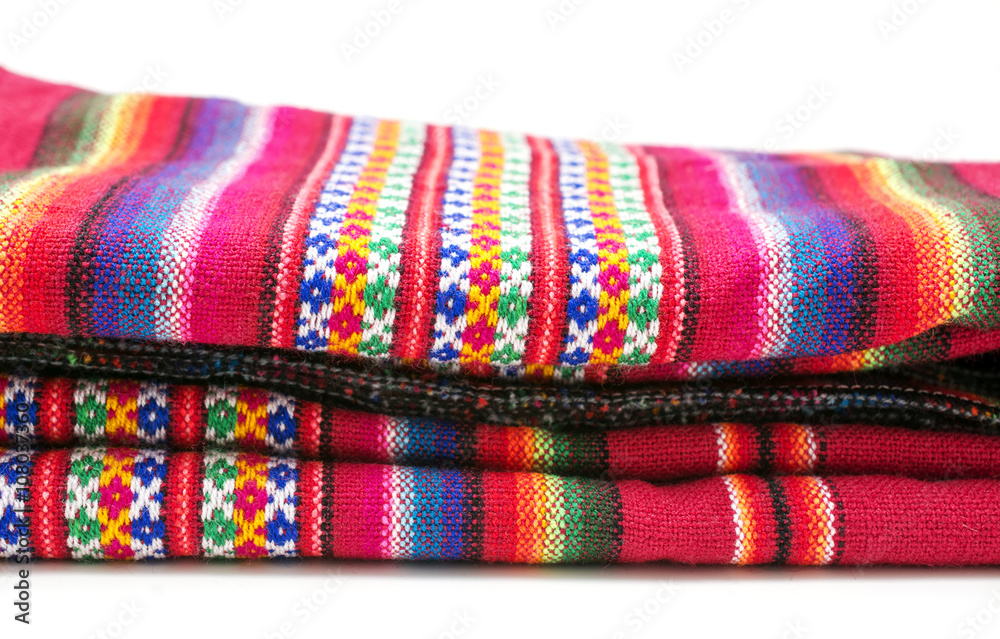 Bolivian traditional fabrics. Bolivian traditional fabrics.