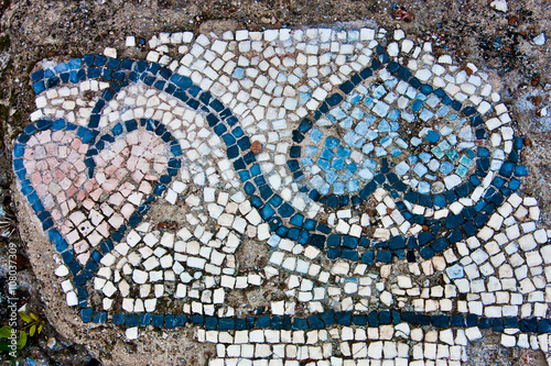 Obraz na płótnie antique mosaic w salonie
