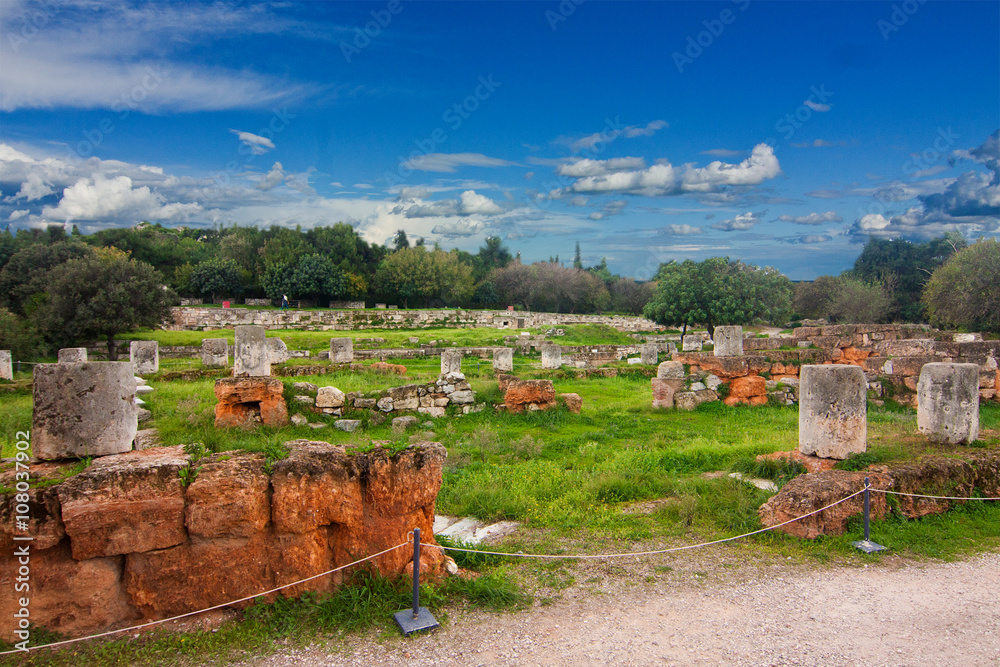 The ruins of Ancient Agora