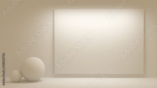 White background with architectural interiors © Pierell