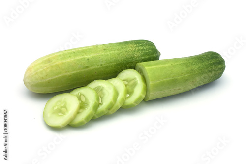 Cucumis sativus fruit slice
