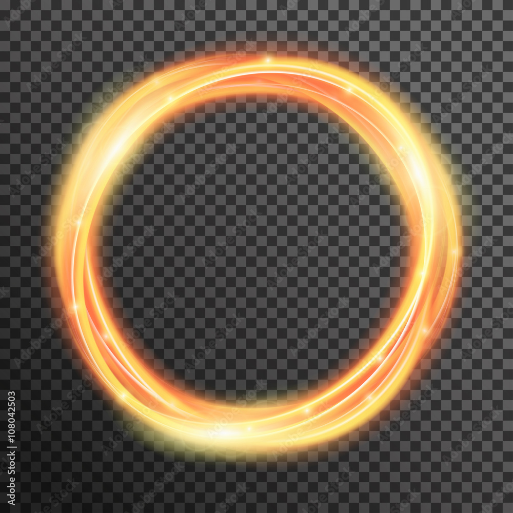 Vector fire sparkle spiral wave line with flying sparkling flash lights Vector fire sparkle spiral wave line with flying sparkling flash lights