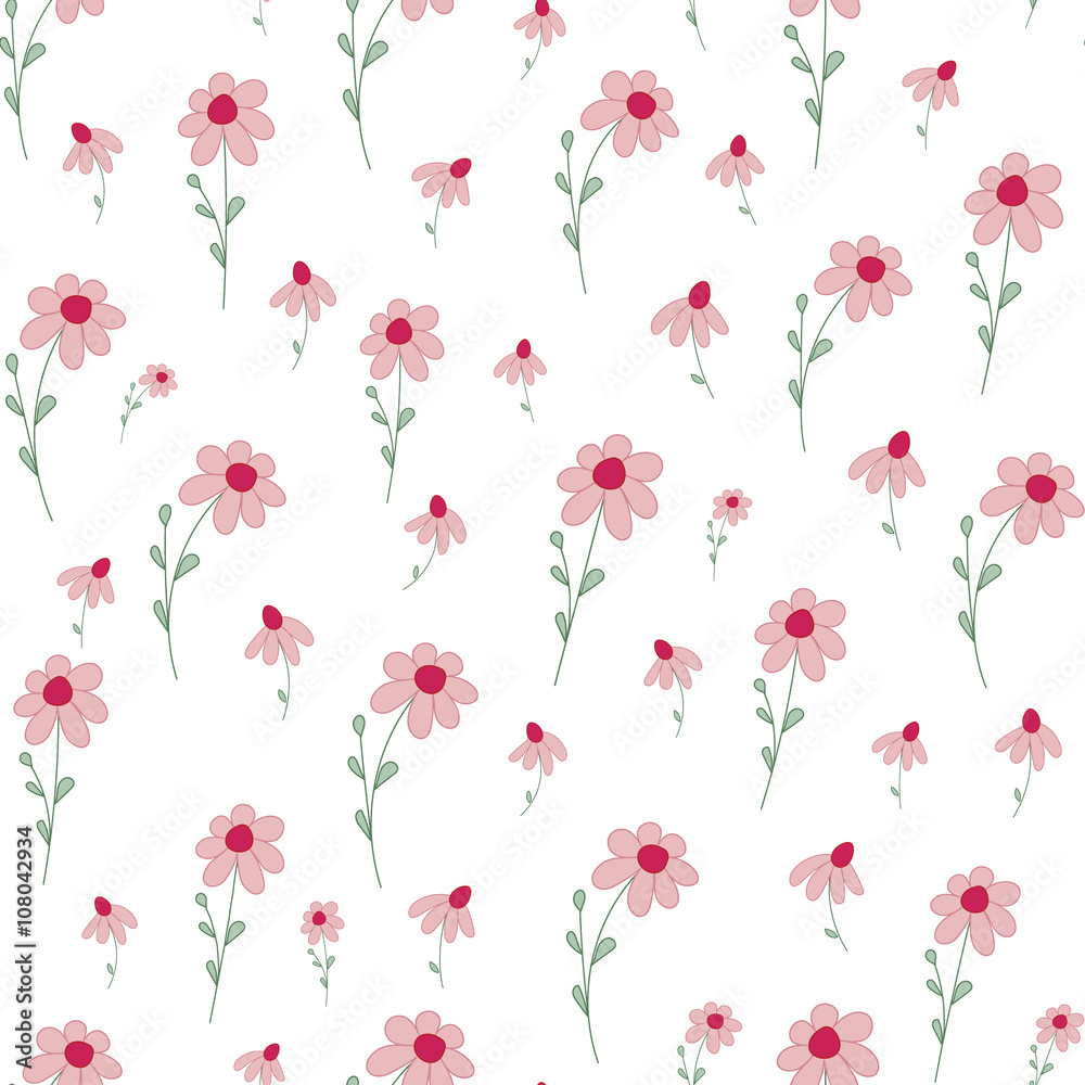 custom made wallpaper toronto digitalSeamless pattern with small flowers