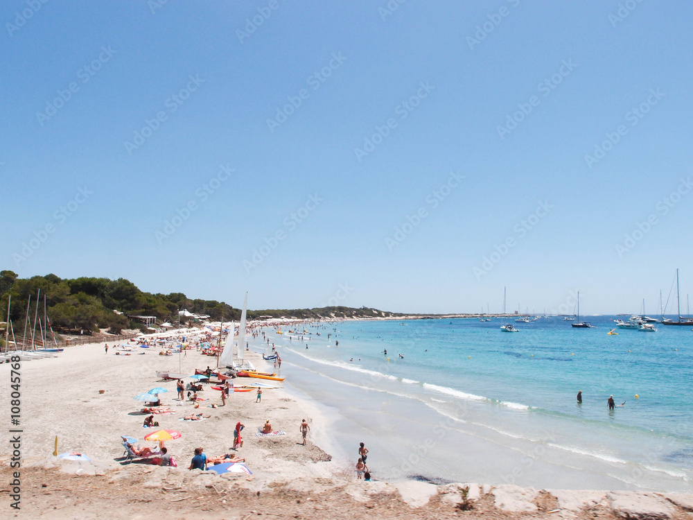 Ses Salines beach, Ibiza island