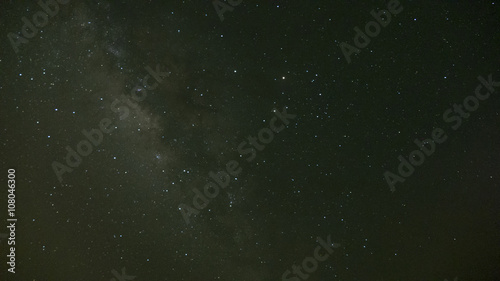 milky way and star in galaxy