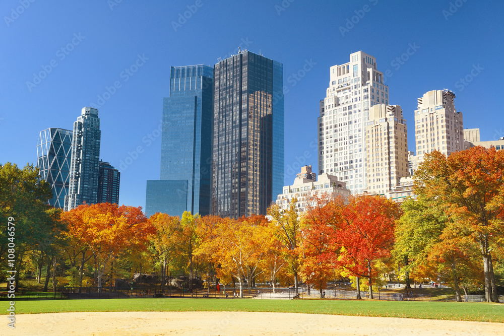 Obraz premium Central Park Autumn