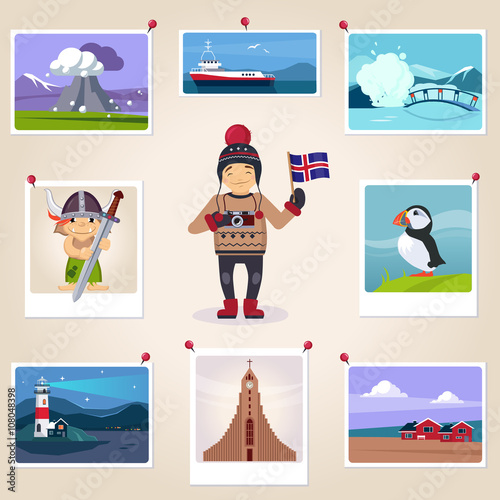 Iceland Photographer Surrounded With Photos