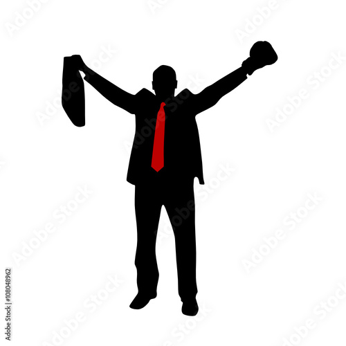man boxing silhouette illustration