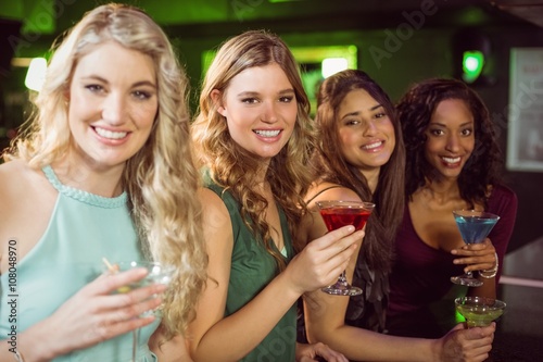 Portrait of friends having a drink