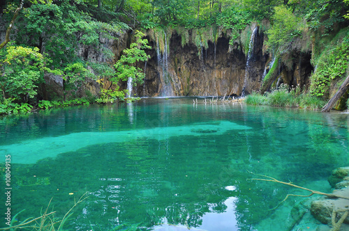 Bilde på lerret National Park Plitvice lakes is the oldest national Park in Southeast Europe and