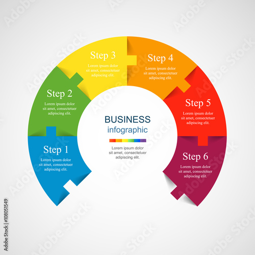 Vector infographic template