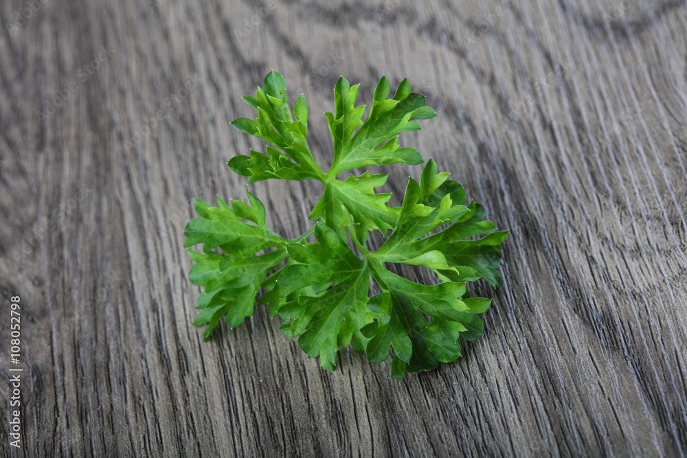 Parsley leaves