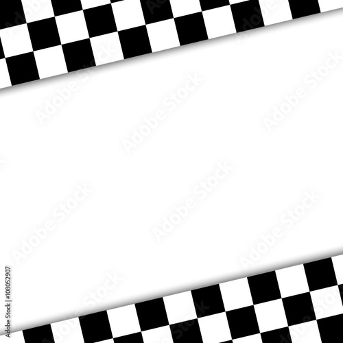 flag to finish the race illustration