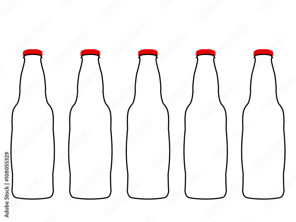 Empty Bottles of Cola Empty Bottles of Cola